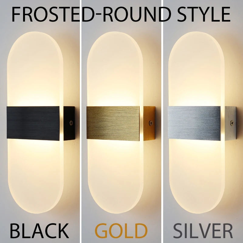 Acrylic Wall Light – Modern LED Wall Lamp for Home Décor