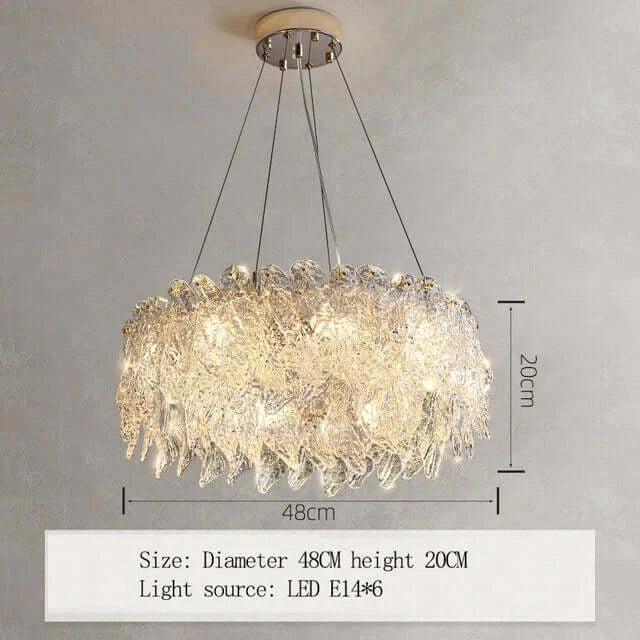 crystal pendant chandelier