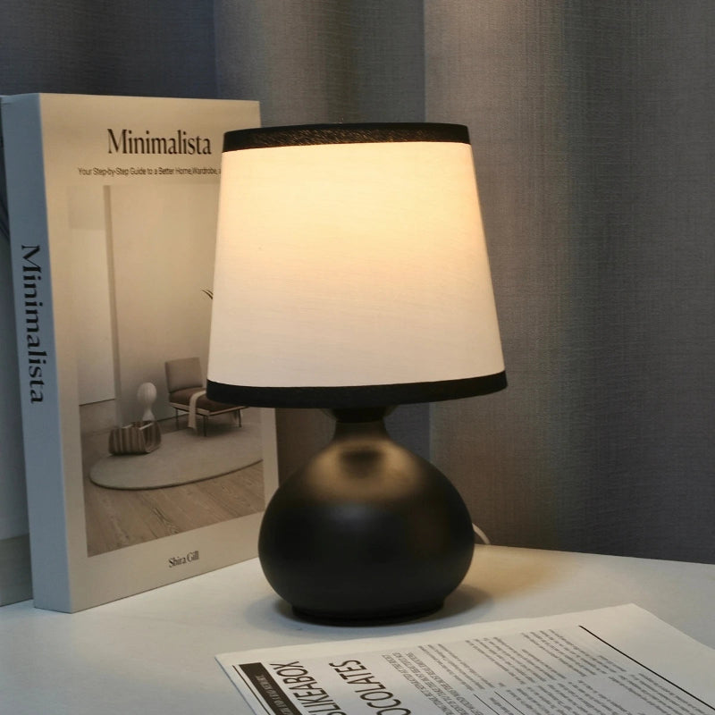 LumiAura Linen Table Lamp