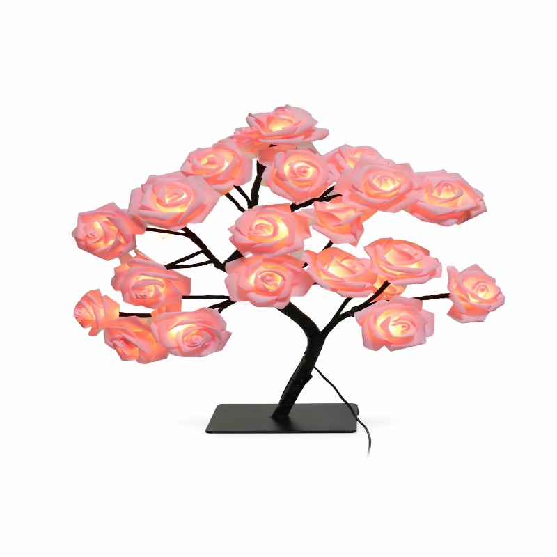 RoséGlow LED Rose Tree Lamp